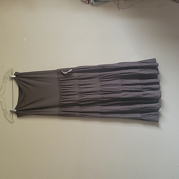 INC International Concepts Dresses & Skirts - NWT I-N-C INTERNACIONAL CONCEPT  straples maxi dress size large color gray knigh